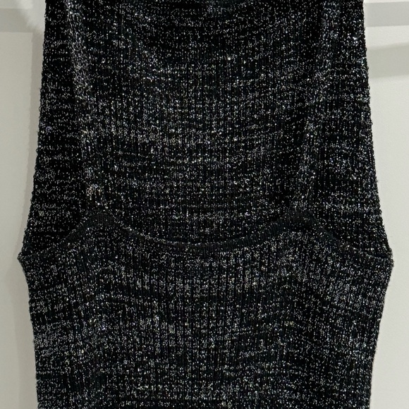 Windsor Sparkle Bodycon Black Dress Fitted Med - Picture 5 of 5